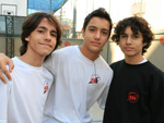 Gabriel Aguiar, Eduardo Burgugi e Gabriel Teixeira