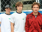 Gabriel Diniz, Guilherme Rauber e Nathan Manoel