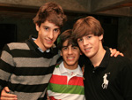 Miguel Soares, Leonardo Reitz e Arthur Reitz