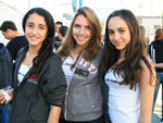 Caroline Burigo, Paula Tavares e Christianne Feltrin