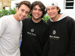 Lucas Gil, Felipe Costa e Gabriel Mestrich