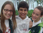 Andressa Bach, Joo Guilherme Nunes e Ana Maestri Karoleski