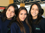 Thayse Cardoso, Ana Claudia Weber e Camila Mozzolli