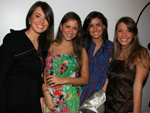 Maria Eduarda Lima, Maria Eduarda Saraiva, Maria Luiza Petrelli e Camilla Salussoglia