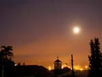 Forte neblina toma conta do Bairro Fortaleza, em Blumenau.