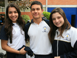 Mariana Alexandrina, Mateus Machado e Vanessa Dutra