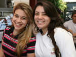 Thayse Jaques e Maria Eduarda Vieira