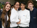 Clara Albuquerque, Julia Comerlatto, Joo Marcos e Lucas Jos