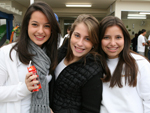 Jlia Araujo, Maria Eduarda Mondadori e Gabriela Santos