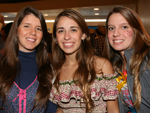 Marina Felippi, Jlia Santos e Isadora Cecatto