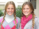 Mariane Heller e Laura Hickmann