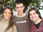 Luana Meirelles, Jeferson Pereira e Ricardo Mozzi