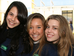 Camile Mazzolli, Thaysi Cardoso, Renata Escobar e Paula Moura