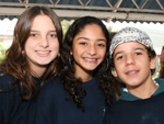 Josiane Gress, Ana Caroline Cardoso e Fernando Finatto