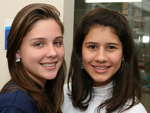 Gabriela Waterkemper e Maria Eduarda Vieira