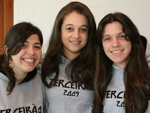 Eduarda Dandolini, Tanisa Santana e Carolina Pauli