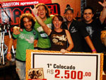 Grazi Andriotti e banda venceram a Etapa Rock Pop, em 2008.