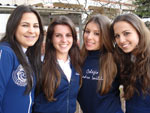 Patrcia Lazzarotto, Amanda Monegat, Juliana Lessa e Nicole Hoffmann