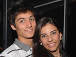 Joo Fadel e Eduarda Lohn