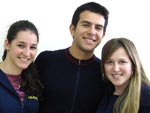 Mrcia Tomiello, Felipe Ortiz e Caroline Klagenberg