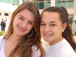 Marina Pereira e Andressa Santos