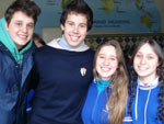 Maurcio Marchioro, Ismael Lessa, Raquel Caon e Carolina Marchet