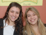 Leticia Parnoff, Maria Eduarda Fernandes e Thayse Jacques