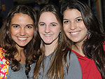 Amanda Torbio, Cristine Konrad e Poliana Arajo