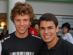 Luan Machado, Alexandre Niederauer e Augusto Mendes