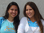 Giedrey Tesch e Clarissa Pacheco