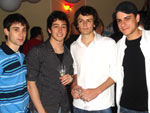 Henrique Basso, Edgar Junior, Lucas Pegoraro e Felipe Dalligna