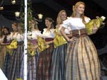 Nove candidatas concorreram ao ttulo da Rainha da Oktoberfest 2010 na noite de domingo