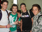 Guilherme Suzin, Guilherme Rech, Cssio Romoaldo e Luan Kremer