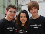 George Faria, Caroline Vieira Montedo e Luiz Gustavo Schweitzer