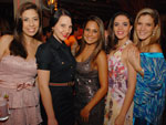 Mariana Cristina Bortolotto, Rafaela Bldorn, Monique Machado, Karen Koerich e Ana Luiza Faraco