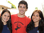 Jessica Ludwig, Matheus Muniz e Carolina Wilhems