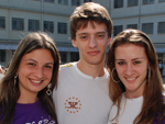 Gabriela Corra, Thiago Moratelli e Franciele Kindermann 