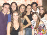 Marcos Marasca, Elaine Sgarabotto, Dbora Cambruzzi, Cristiane Barcelos, ngelo Flix, Cntia Lessa, Karen Andreazza e Sulen Bonatto