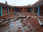 Temporal abalou estrutura da Escola Municipal de Ensino Infantil Lobinho Guar, em Xangri-l.