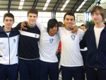 Diego Zanella, Marcelo Rovaris, Cassiano Gonzaga, Oscar Neuwald e Ezequiel Cecchin