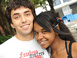 Matheus Almeida e Saskia Peter