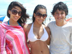 Iara Paiva, Thais Lentz e Lucas Krupacz