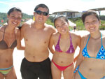 Marcela Gonalves, Andr Kaneoya, Carla Kamia e Paula Kaneoya