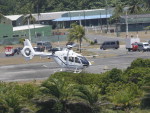 Helicptero levando o presidente Lula e sua mulher, Marisa Letcia, chegou na manh desta quinta-feira  Base Naval de Aratu, na Bahia. Lula ficar de frias no local at o dia 8 de janeiro.