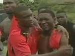 O desespero tomou conta dos jogadores, que sofreram atentado ao chegar em Angola