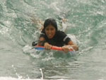 Aulas de bodyboard foram orientadas por Ronaldo Figueiredo