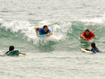 O bodyboard no tem contra-indicao e trabalha os glteos, pernas e braos