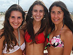 Manuela Maggi, Fernanda Rolim e Eduarda Freitas