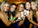 No faltou beldade nas festas do Floripa Tem: Izis, Bel, Juliana, Monique e Julia curtiram a balada