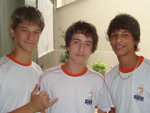 Rodolfo Tienno, Arthur Walker e Rodrigo Pinheiro